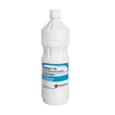 RIOHEX SOLUÇÃO AQUOSA 1% LITRO RIOQUIMICA