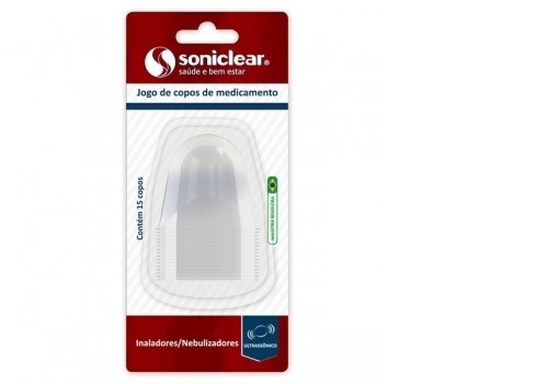 Copo Descartável Para Inalador SONICLEAR - 15 unidades