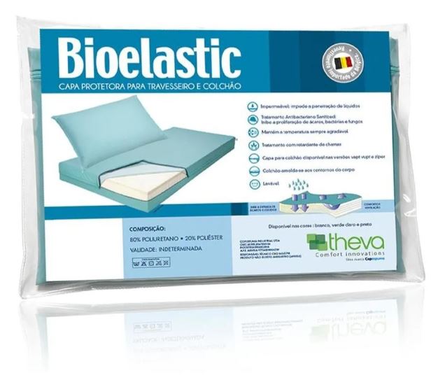 Capa Bioelastic Com Ziper 88 X188 X25 - COPESPUMA