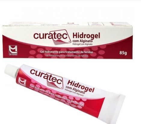 HIDROGEL COM ALGINATO 85G CURATEC