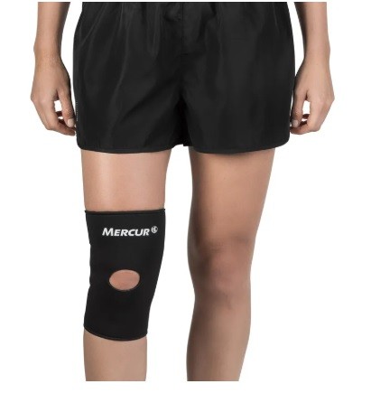 JOELHEIRA ESPORTE EM NEOPRENE COM ORIFÍCIO MERCUR
