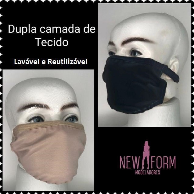 M�scara de Prote��o Forro em Algod�o - NEW FORM