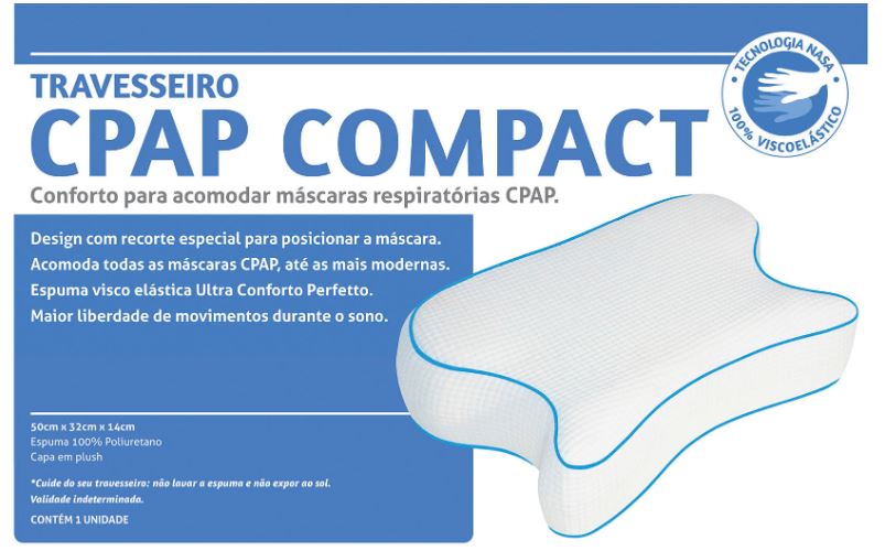 Travesseiro Cpap Compact Perfetto - PERFETTO