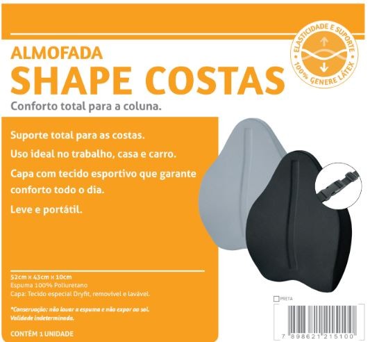 Almofada Shape Costas Perfetto - PERFETTO