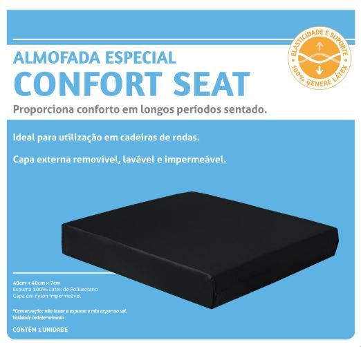 Almofada Confort Seat L�tex de PU imperme�vel - PERFETTO