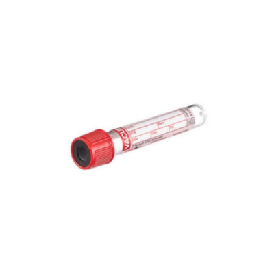 TUBO VACUTAINER TAMPA VERMELHA COM ATIVADOR 9.0ML VACUETTE
