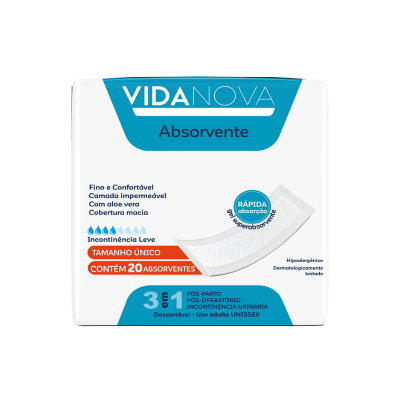 ABSORVENTE GERIATRICO C/20 UNI VIDA NOVA M.FRAL