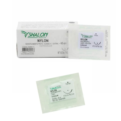 FIO DE SUTURA DE NYLON SHALON