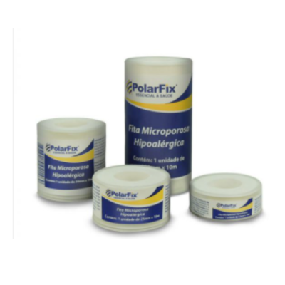 FITA MICROPORE HIPOALERGÊNICA BRANCA POLARFIX