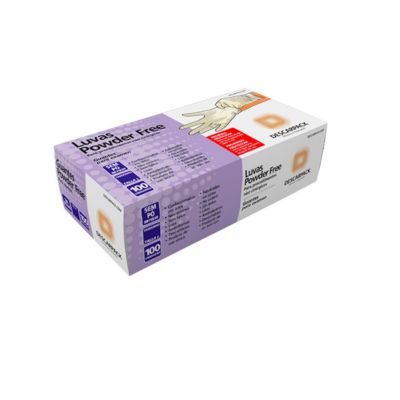 Luva De Procedimento Powder Free 100 unidades - DESCARPACK