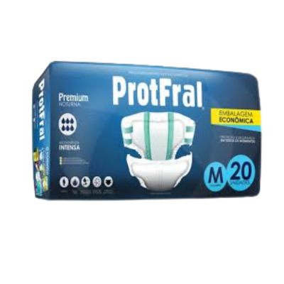FRALDA PREMIUM NOTURNA M PACOTE COM 20UN PROTDESC