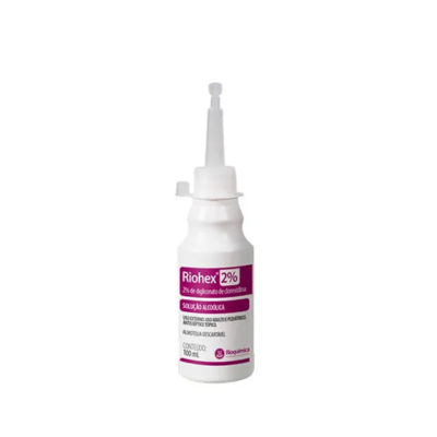 RIOHEX SOLUÇÃO ALCOOLICA 2% 100 ML