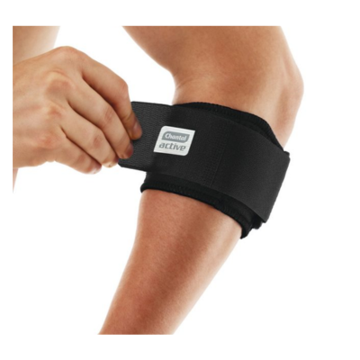 Cinta Tênis Elbow Ajustável Preta - CHANTAL