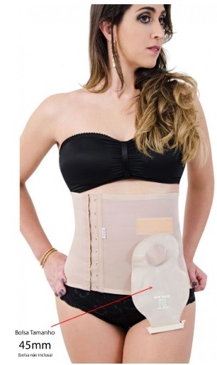 Faixa Abdominal Para Colostomia Esquerda - INN FORMA