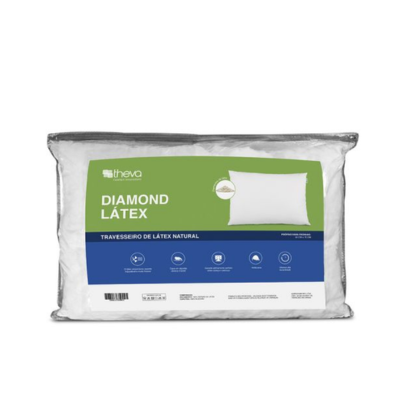 TRAVESSEIRO THEVA DIAMONDS LATEX 50 X 70 CM COPESPUMA