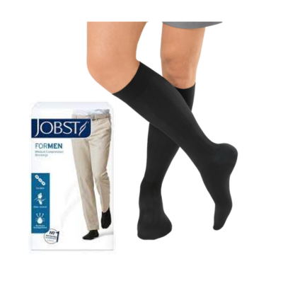 Meia Panturrilha Masculina Preta 30-40Mmhg - JOBST