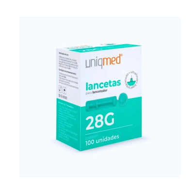 Lanceta Para Lancetador Uniqmed 28 G - UNIQMED