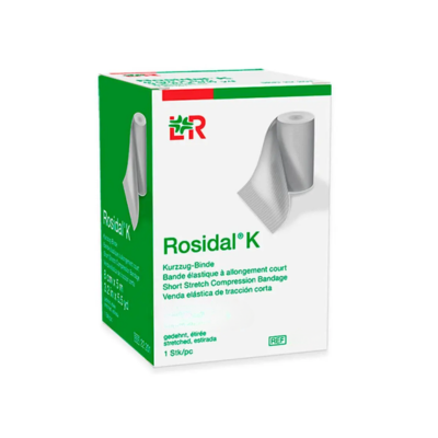 BANDAGEM DE CURTA ELASTICIDADE E ALTA COMPRESSÃO ROSIDAL K - VENOSAN