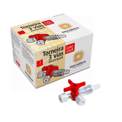 TORNEIRA 3 VIAS BICO LOCK DESCARPACK