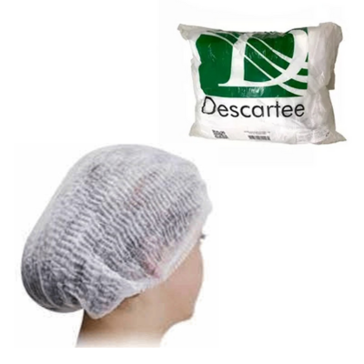 Touca descartável com elástico C/100 - DESCARTEE